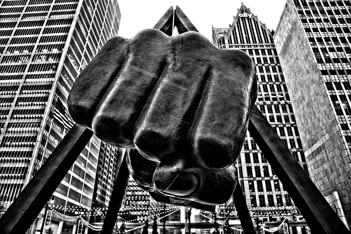 The Fist – Black & White photographic artwork by Chris Ahern Photography