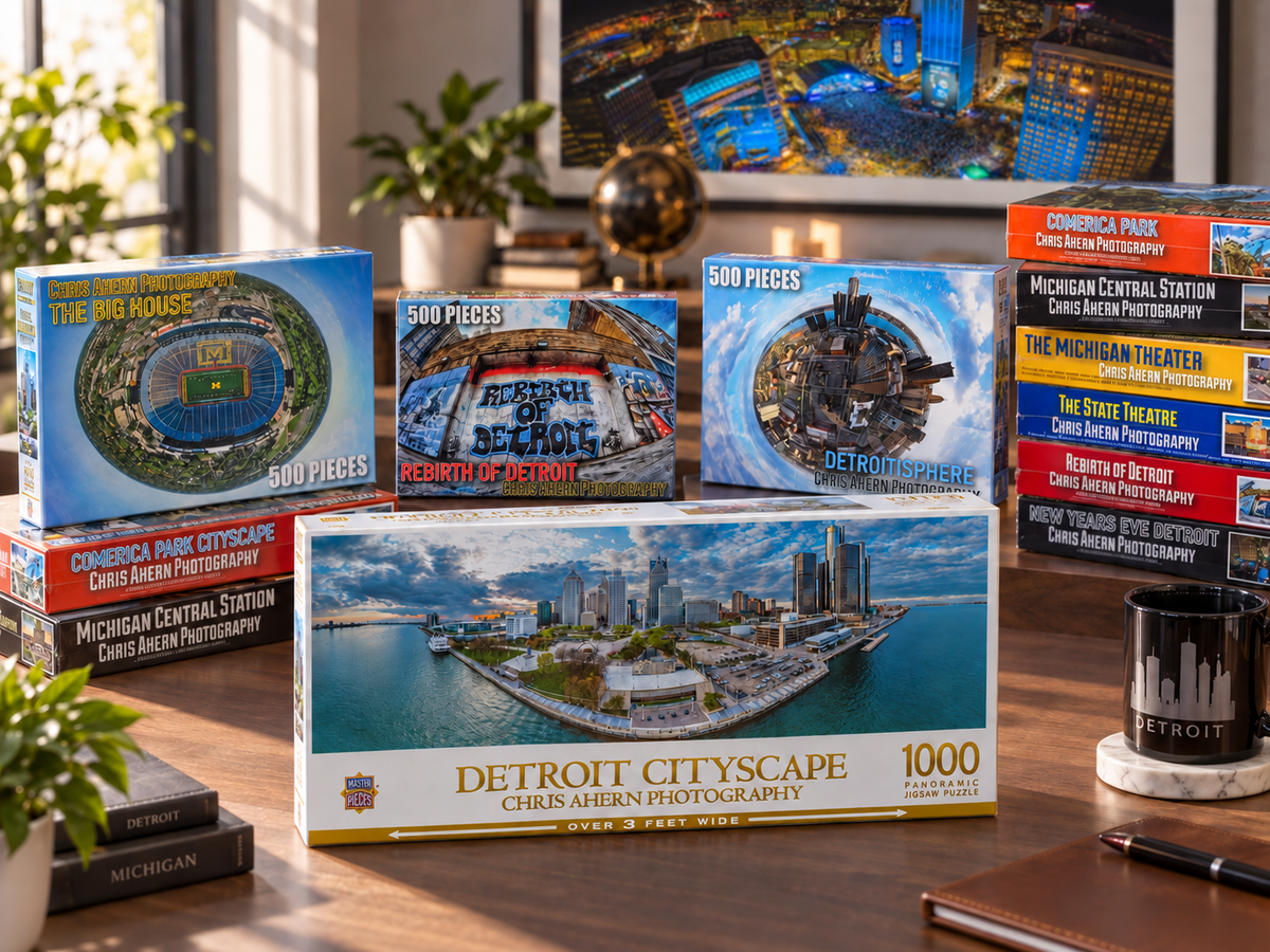 Detroit calendars and photography puzzles by Chris Ahern Photography