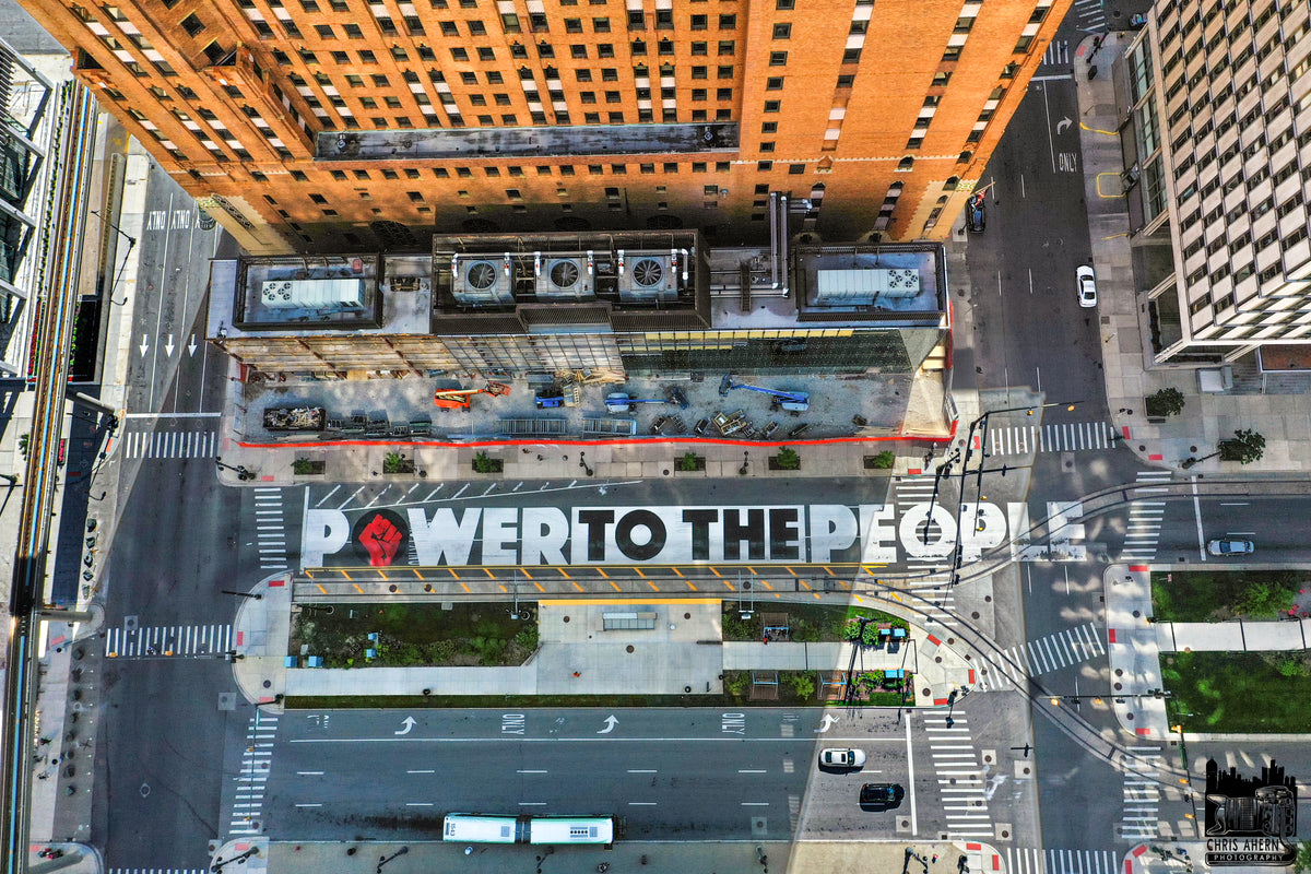Power to the People photographic artwork by Chris Ahern Photography