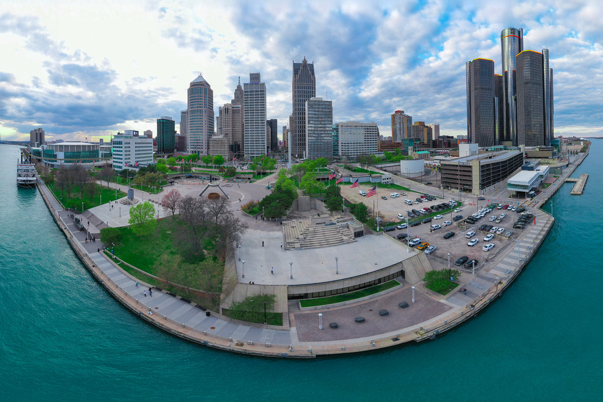 Detroit Cityscape photographic artwork by Chris Ahern Photography