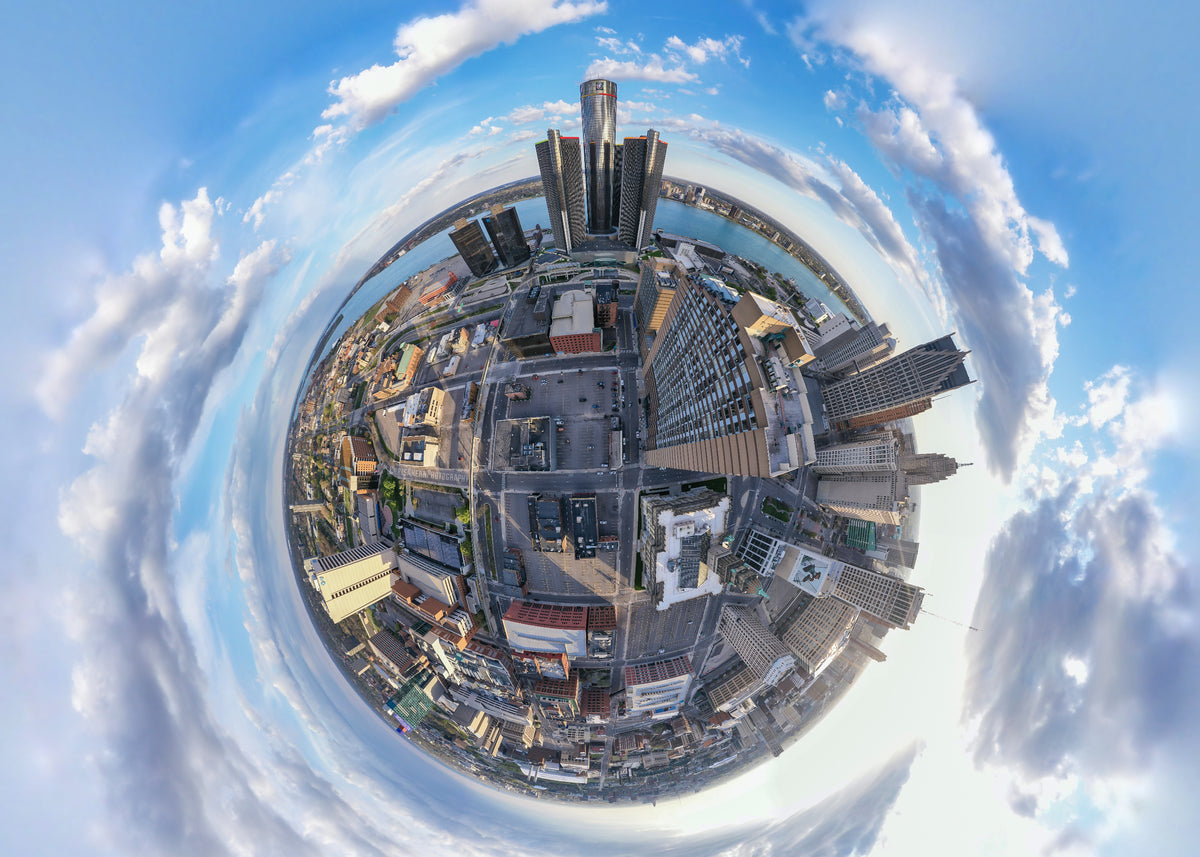 Detroitisphere photographic artwork by Chris Ahern Photography