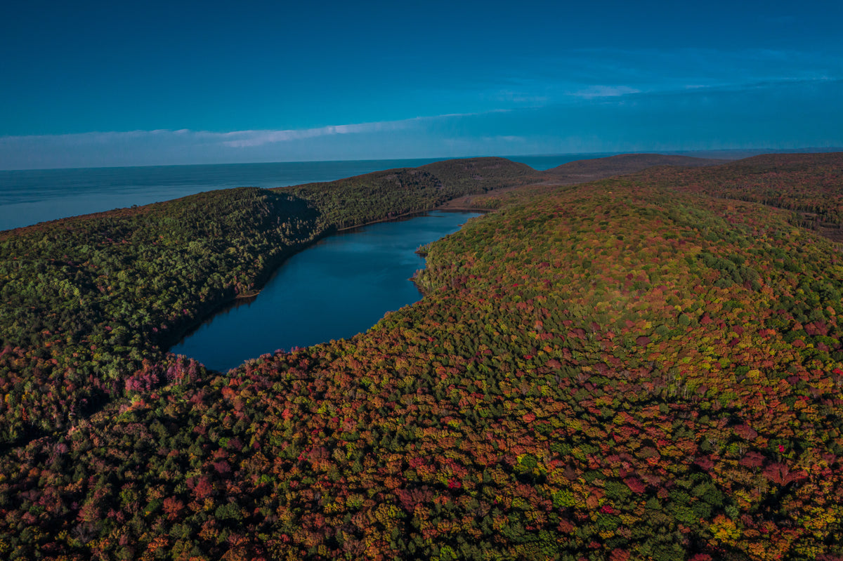 Lake of the Clouds photographic artwork by Chris Ahern Photography