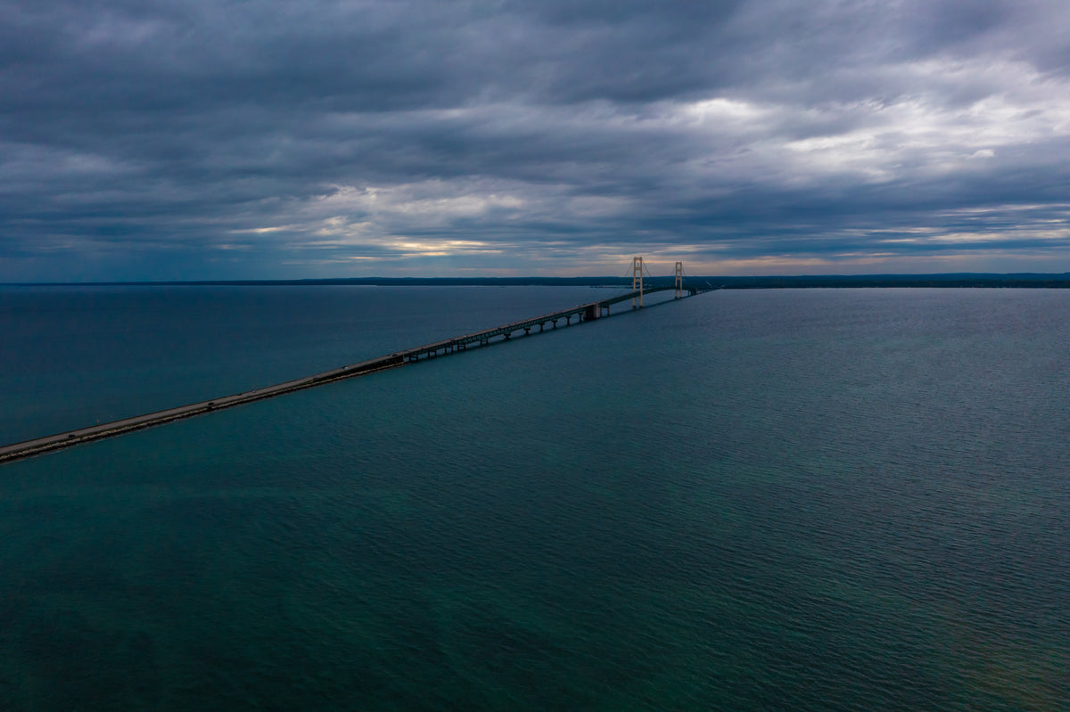 Mackinac Bridge photographic artwork by Chris Ahern Photography