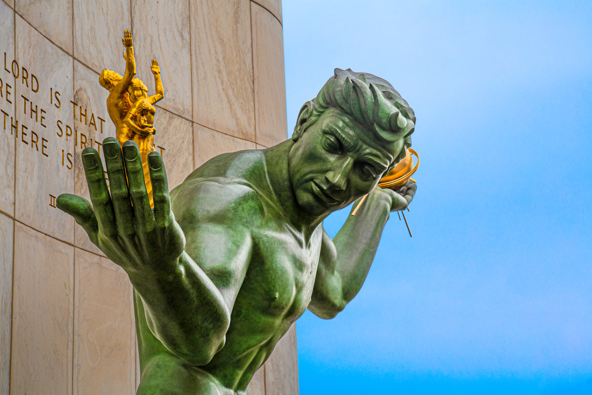 Spirit of Detroit photographic artwork by Chris Ahern Photography
